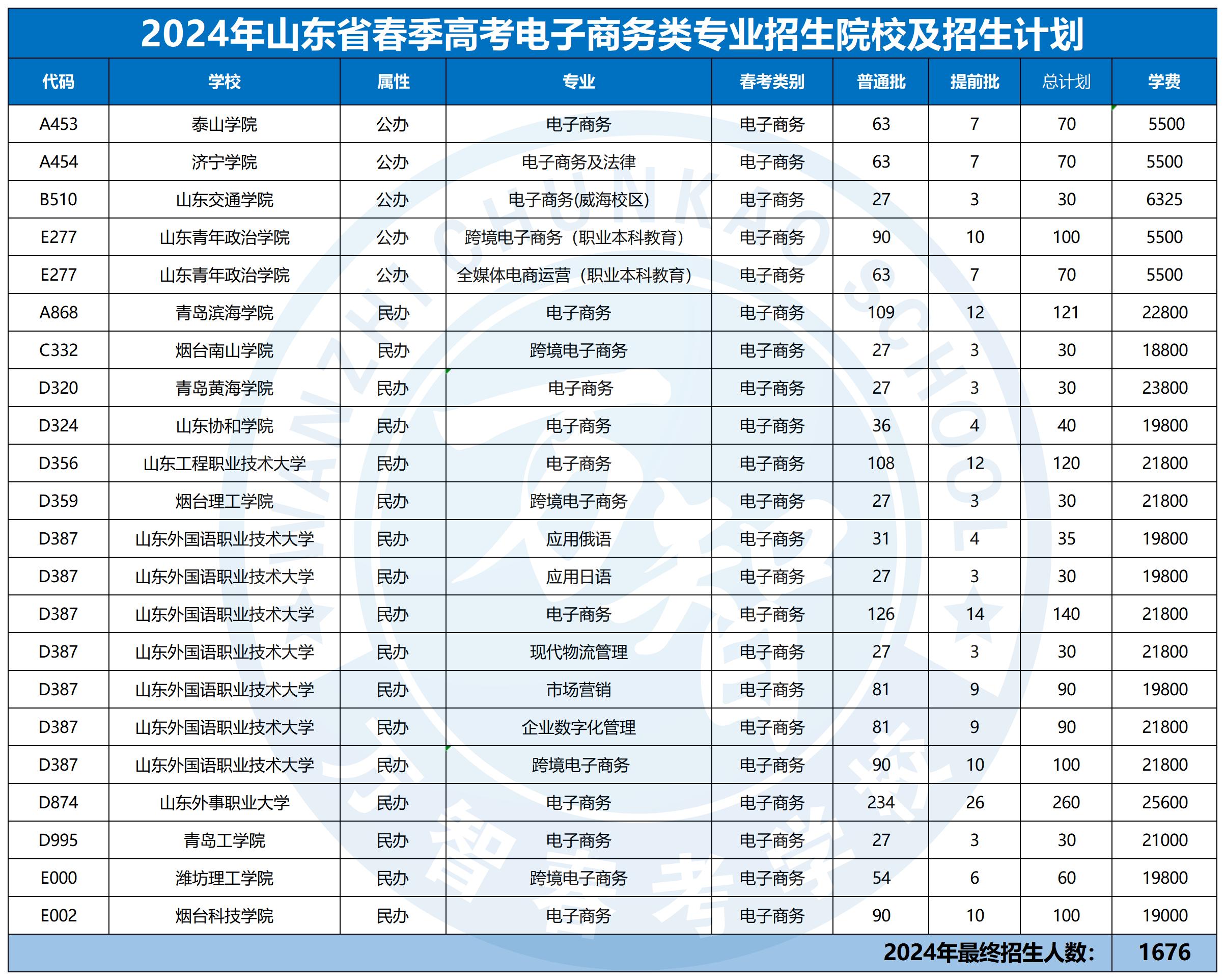 2024年30個專業(yè)本科招生計劃最新_電子商務類